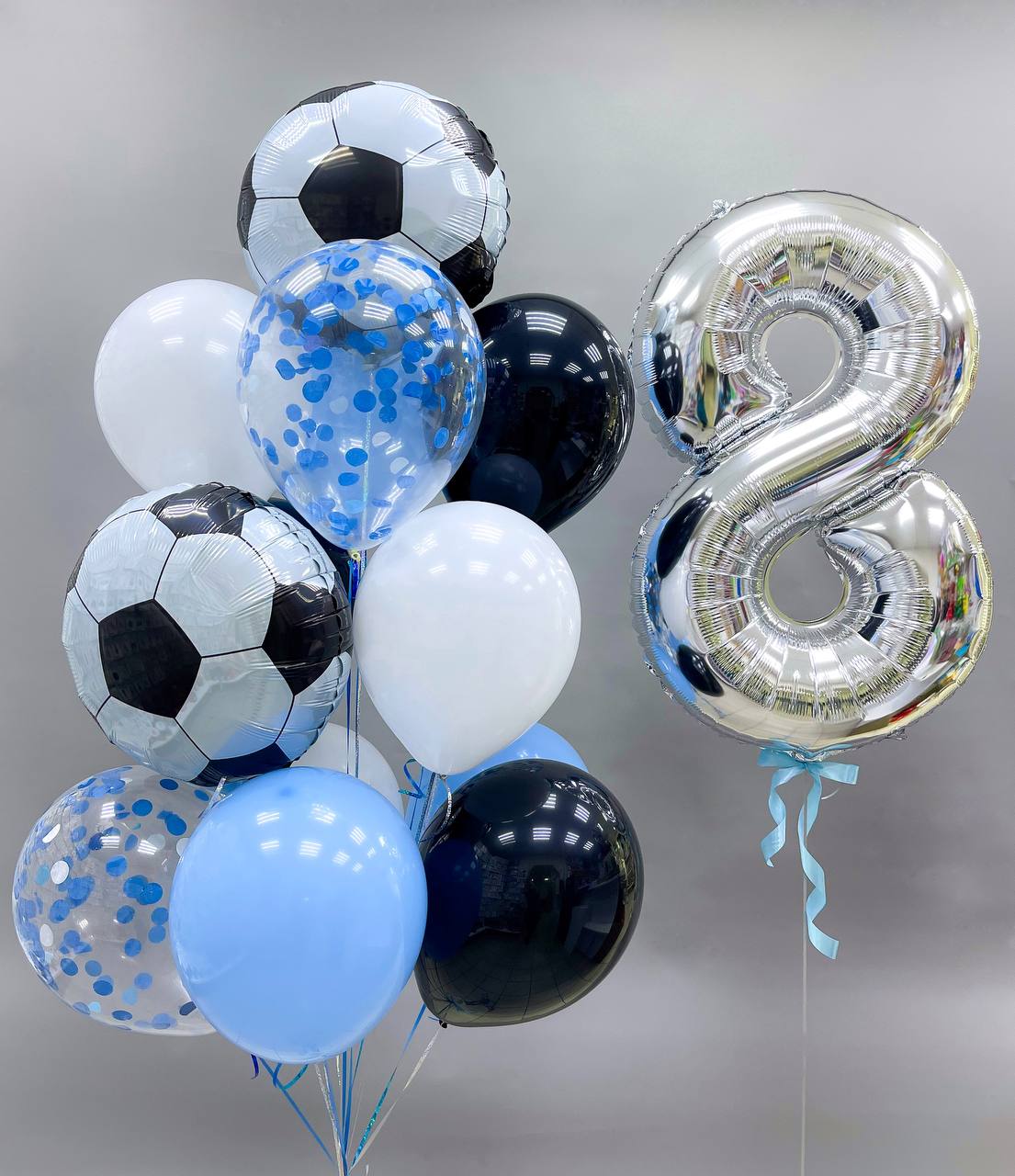 Набор воздушных шаров с цифрами 432