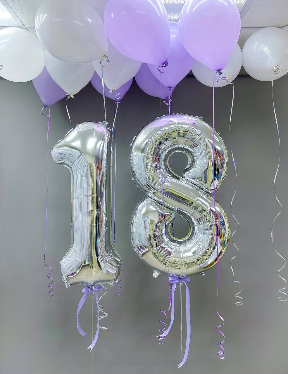 Набор воздушных шаров с цифрами 462