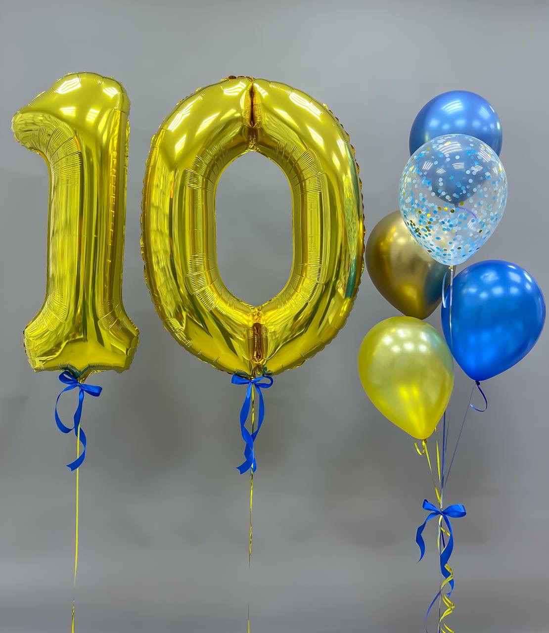 Набор воздушных шаров с цифрами 477