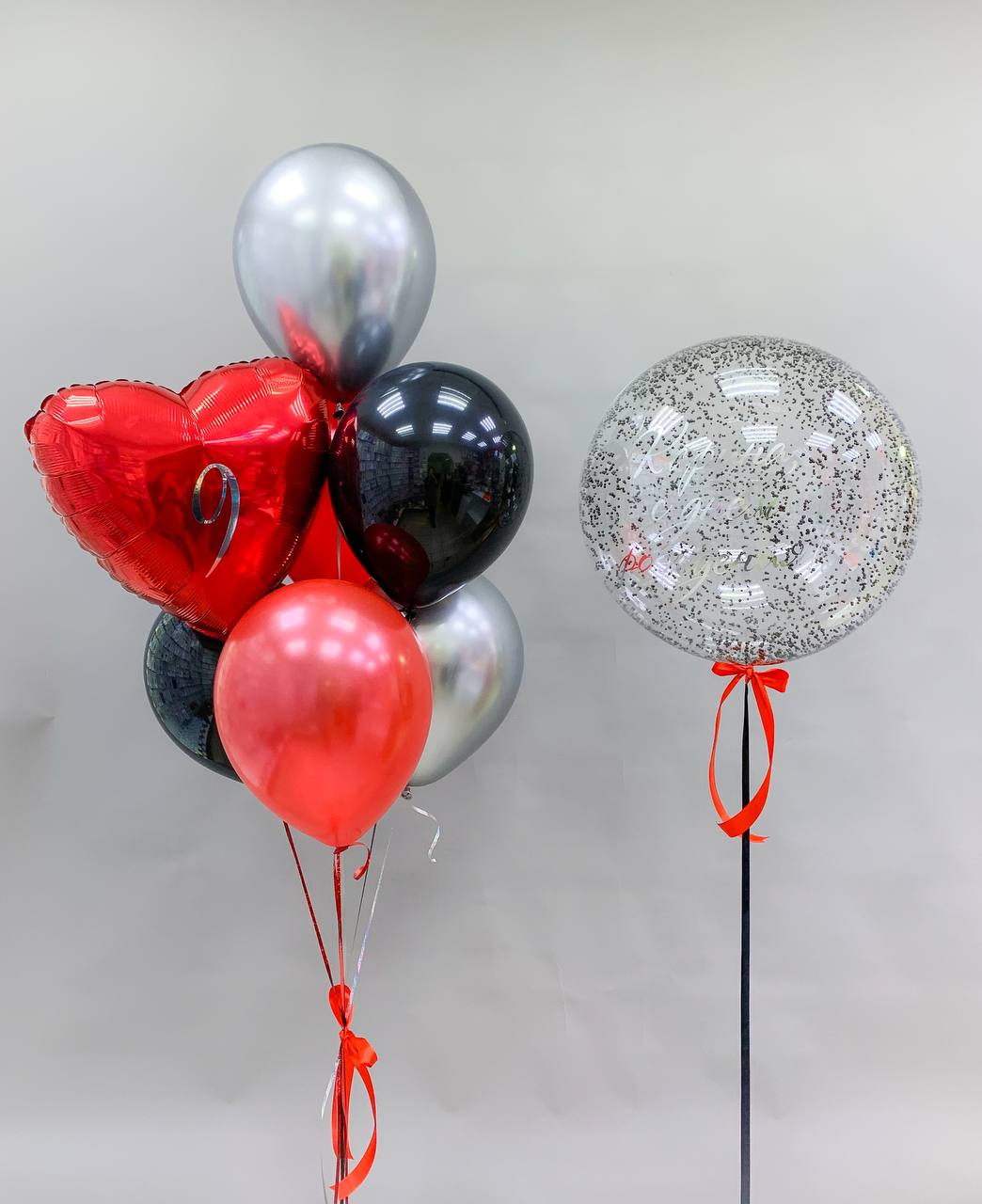 Набор воздушных шаров с большим шаром 546